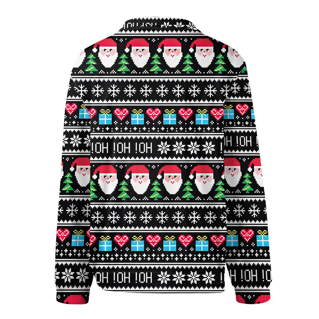 Men's Casual Collared Long-Sleeve Knit Base Layer Top