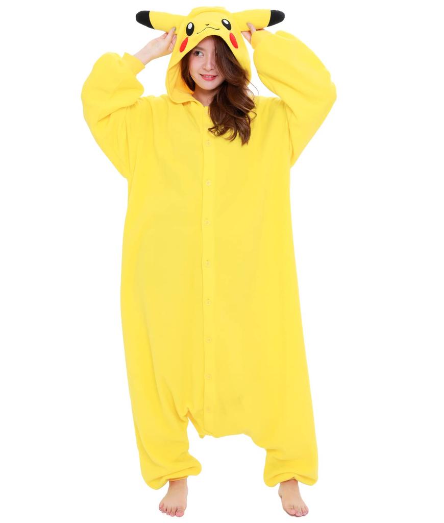 Флисовый флис Southark Kigurumi Pokemon Pikachu, бесплатный размер TMY-022 (для взрослых)