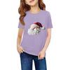 Children's Short Sleeve Neck T-Shirt Animal Print Daily Casual Top