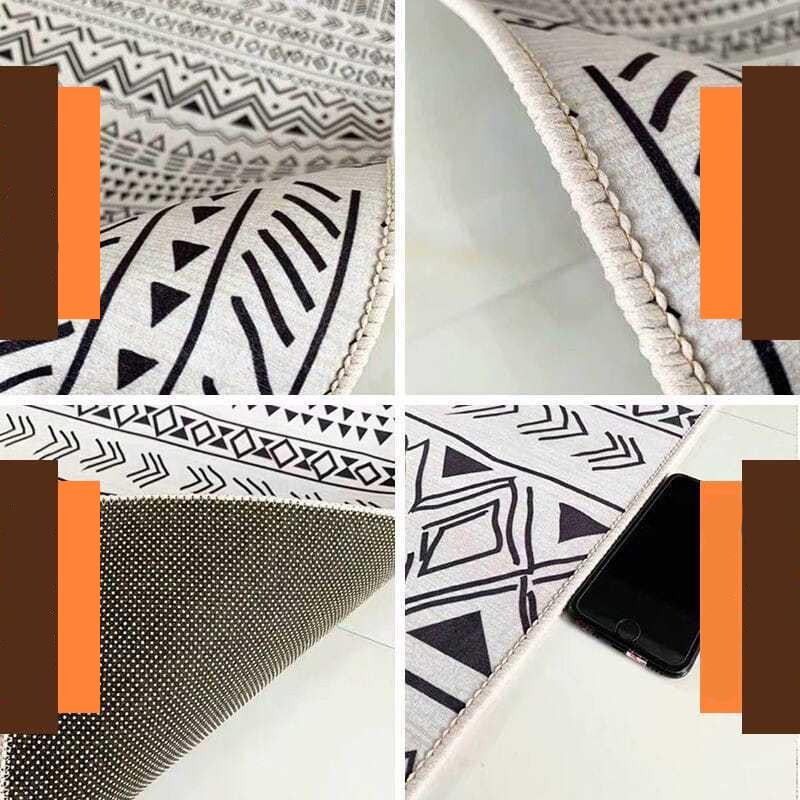 Богемные Ретро Ковры Украшение Гостиной Большие Ковры Декор Обеденной Комнаты Спальня Марокко Ковер для Гостиной Большие Напольные Коврики
