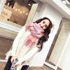 Women's Winter Casual Plaid Scarf Japanese Imitation Cashmere Thick Warm Scarf Scarf Shawl