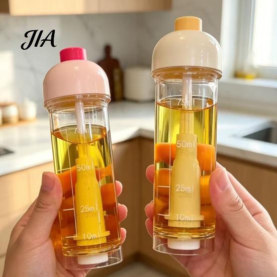 Fine Mist Oil Sprayer Downward Spray Bottle for Kitchen, Air Fryer Mister with Atomizing Nozzle, Salad Dressing One-Hand Press Control Dispenser,