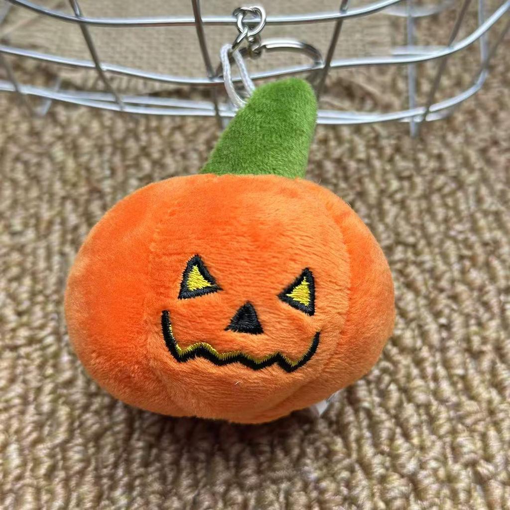 Маленький плюшевый брелок-подвеска в виде тыквы на Хэллоуин, игрушка, подарок