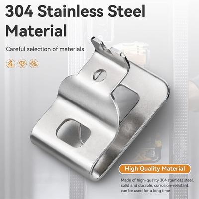 1 комплект зажимов для ремня для инструментов. Простые в установке зажимы для инструментов из нержавеющей стали. Комплект крючков с винтами Dewalt N268241.