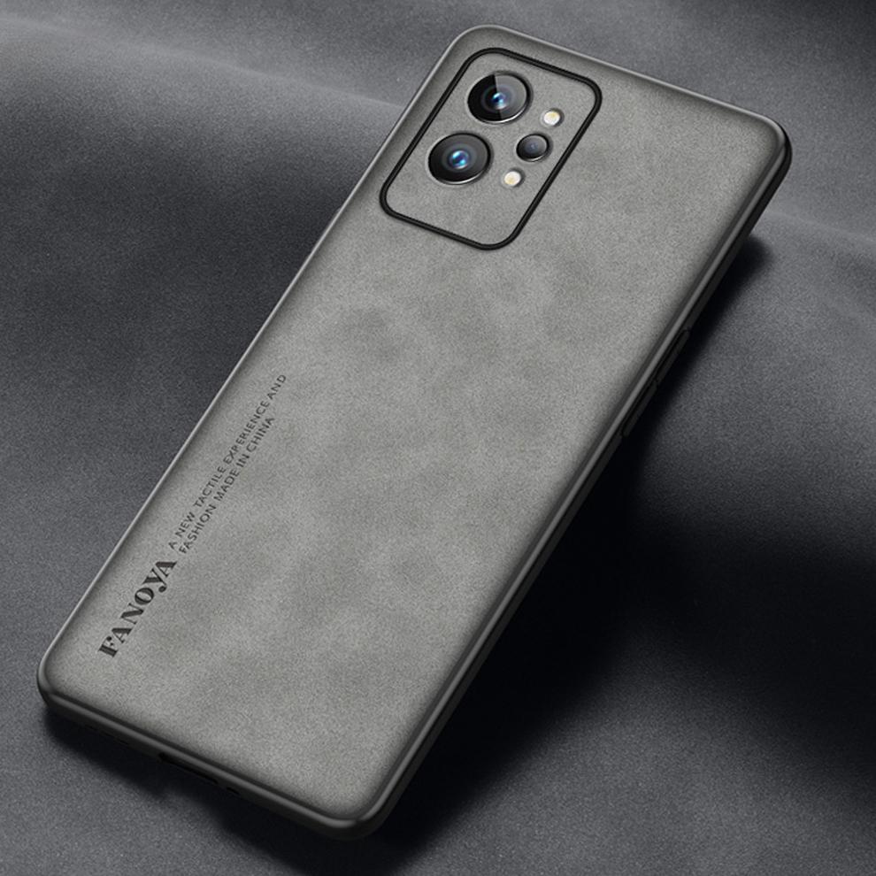 Чехол для Realme GT 2 Pro с кожаным узором, задняя крышка, чехол для Realme GT Neo 3 GT2, роскошный кожаный чехол для Realme GT Neo2