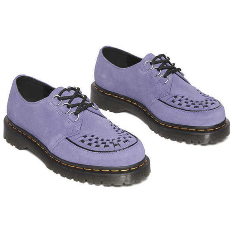 Доктор. Dr. Martens Originals Ramsey Удобные Универсальные Низкие Повседневные Ботинки Унисекс Повседневная Обувь Фиолетовый 40572500