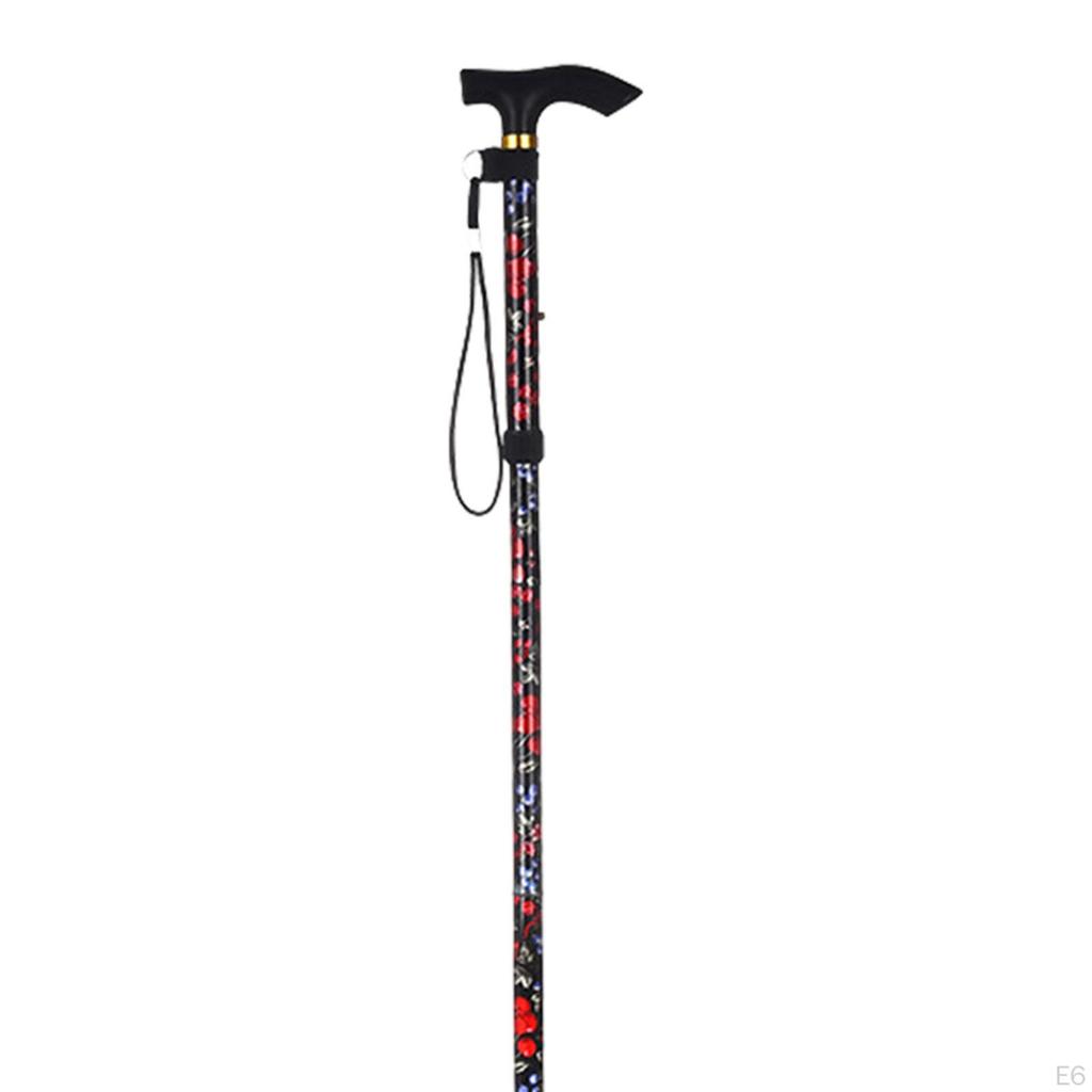 Foldable Trekking Pole Elderly Portable Men Walking Outdoor Backpacking Style A