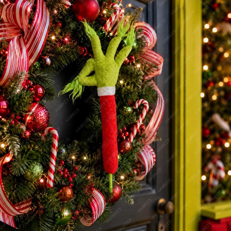 Christmas Tree Plush Monster Arm Ornament Hanging Festive Decor Holiday Parties Home