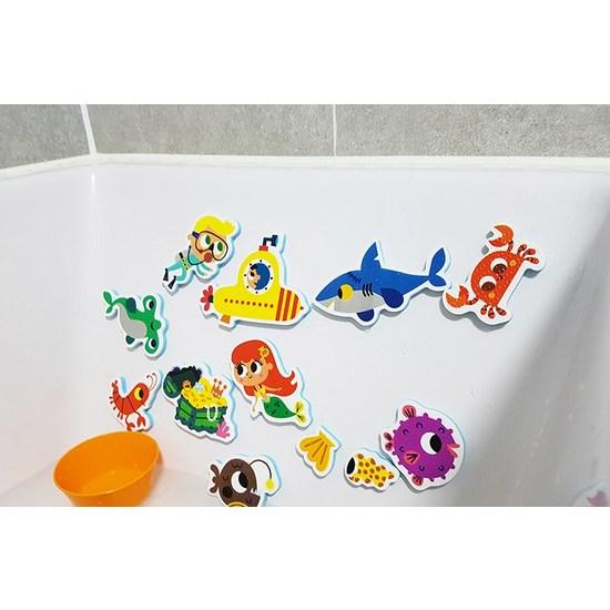 Наклейки для ванны морские животные, корейские игрушки для ванны