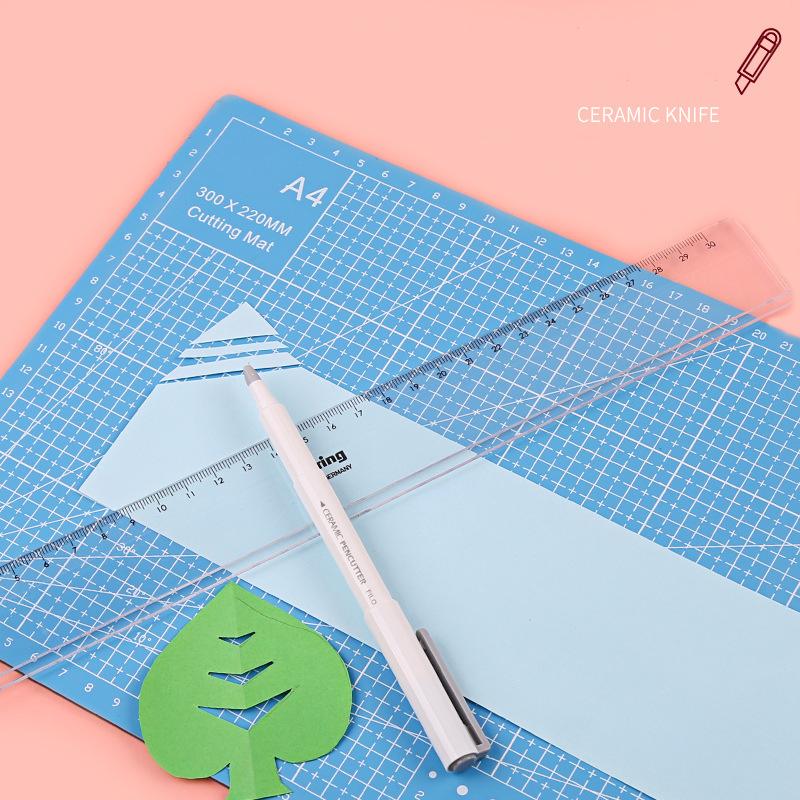 Керамический нож-карандаш, новинка, безопасный универсальный нож, нож для резки бумаги, нож для резки конвертов, альбом, журнал, офис, школа