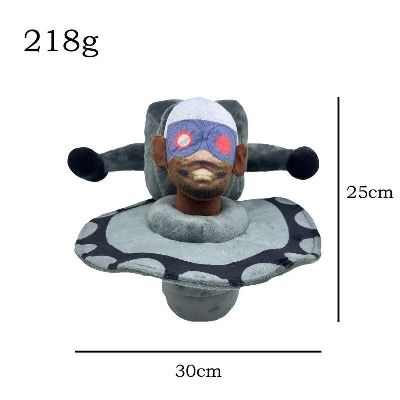 1/6/12 шт. Skibidi туалет плюшевая игрушка Титан ТВ человек босс туалет мультяшные куклы мягкая кукла Рождественский подарок на день рождения для детей