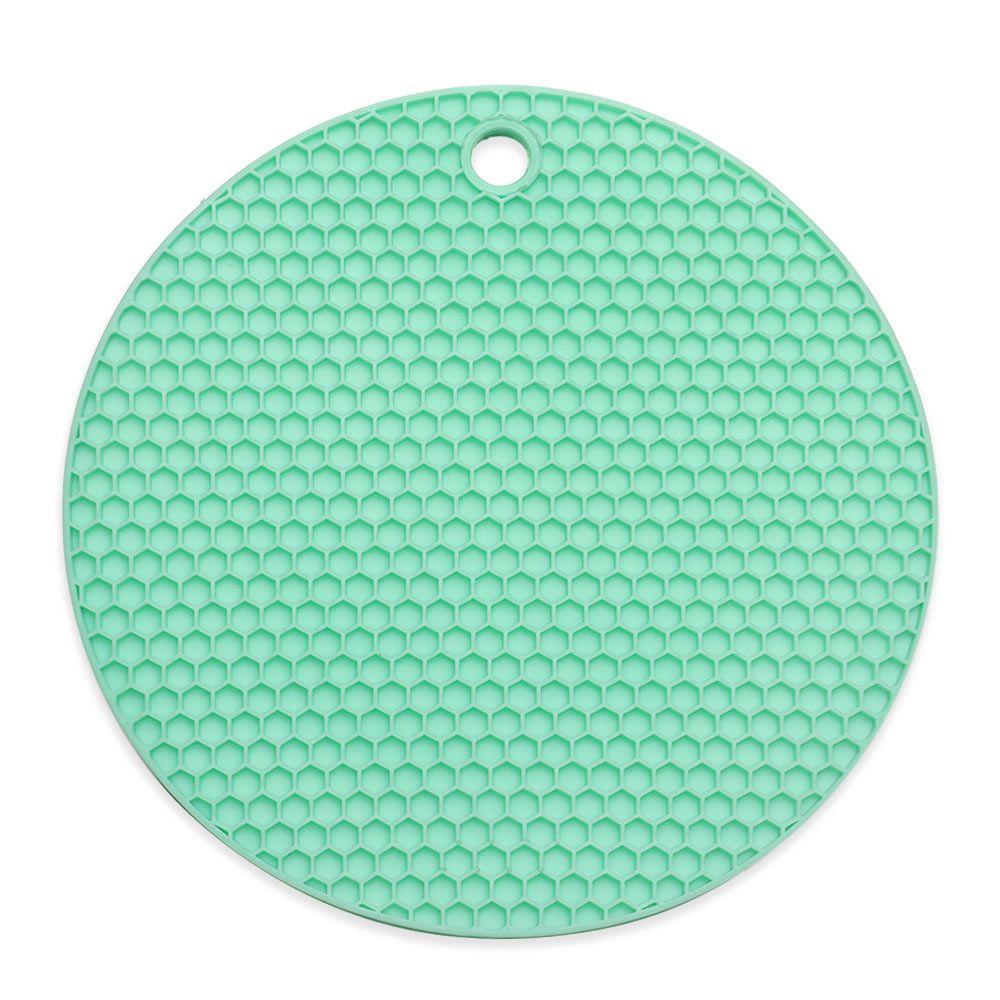 Kitchen Supplies Anti-Scalding Non-Slip Heat Resistant Mat Silicone Pot Holders Coaster Bowl Mat