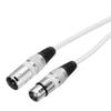 uxcell XLR Female To XLR Male Cable, 5ft XLR To XLR Microphone Cable, Audio Adapter Cord for Preamp/Speaker System, White