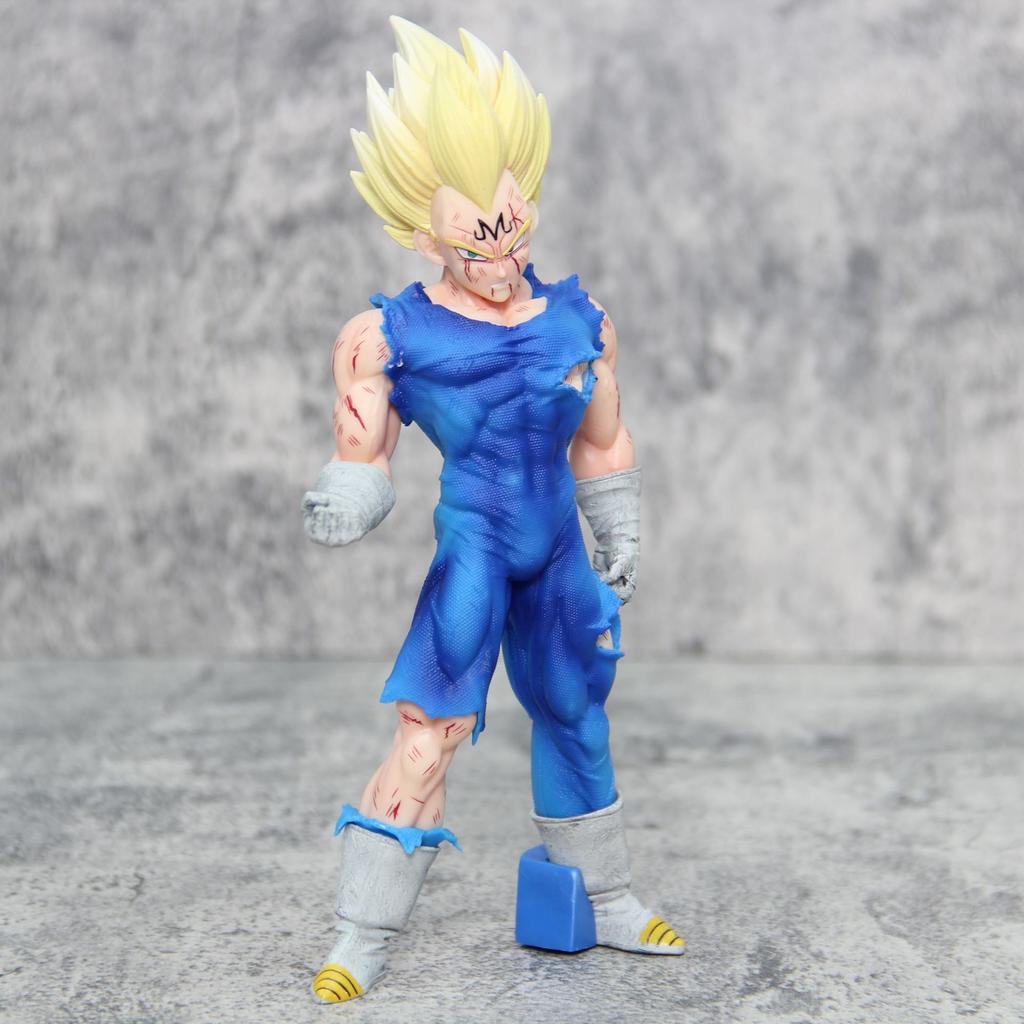 20-сантиметровая фигурка Вегеты из аниме Dragon Ball, фигурка с имитацией боевых повреждений, статуэтка из ПВХ, коллекционная игрушка, подарок.