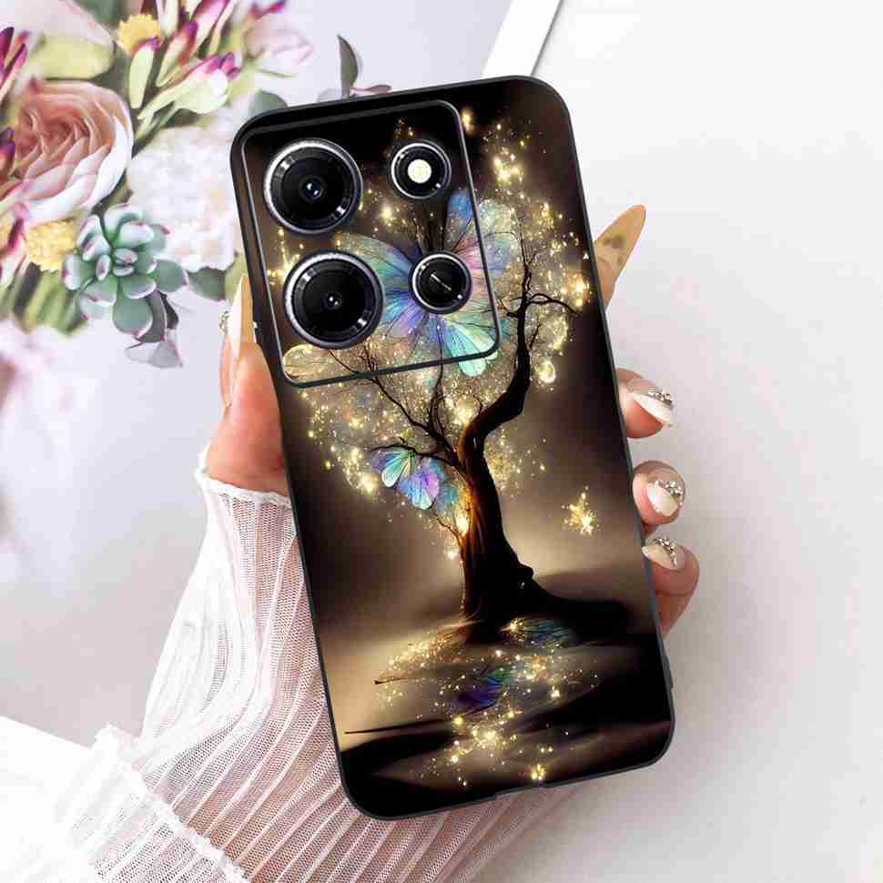 Чехол для телефона Infinix Note 30i X6716 Стильный окрашенный чехол для Infinix Note30i Note 30i Мягкий силиконовый ударопрочный чехол Fundas