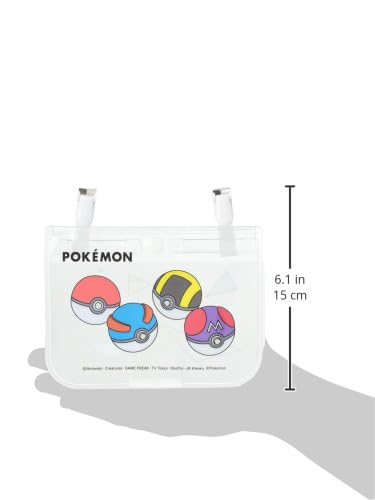 [Pokemon] Clip Pocket Clear Clip Pocket Kids KPK71453 Clear/Monster Ball