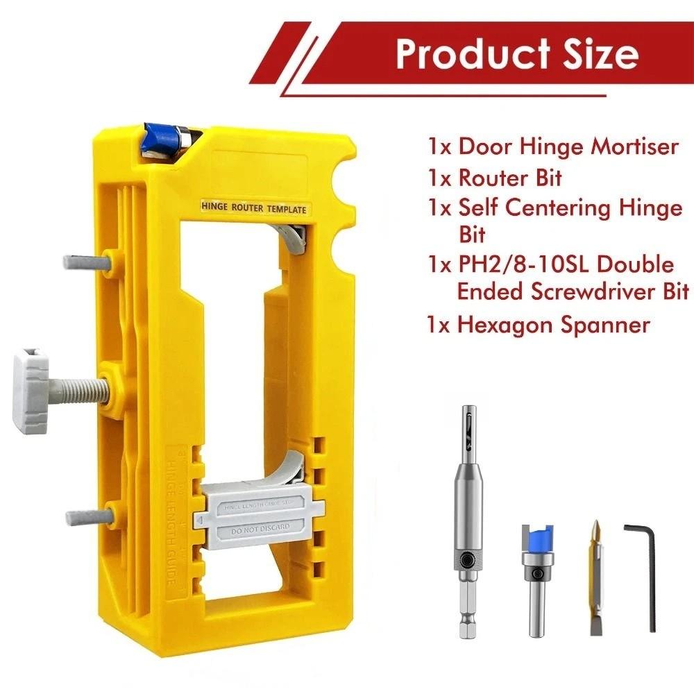 Accurate Scoring Door Mortise Tool Door Mount Door Installation Kit 1-3/8" or 1-3/4" Thick