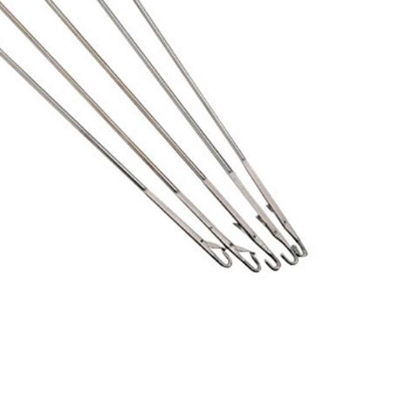 1Pcs Stainless Steel Sewing Loop Turner Hook Turning Fabric Tubes Strap Tool