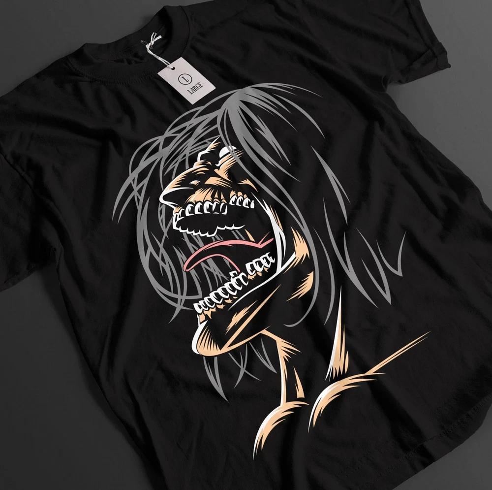 Attack On Titan Shirt Eren Yeager Tshirt Anime Unisex Graphic