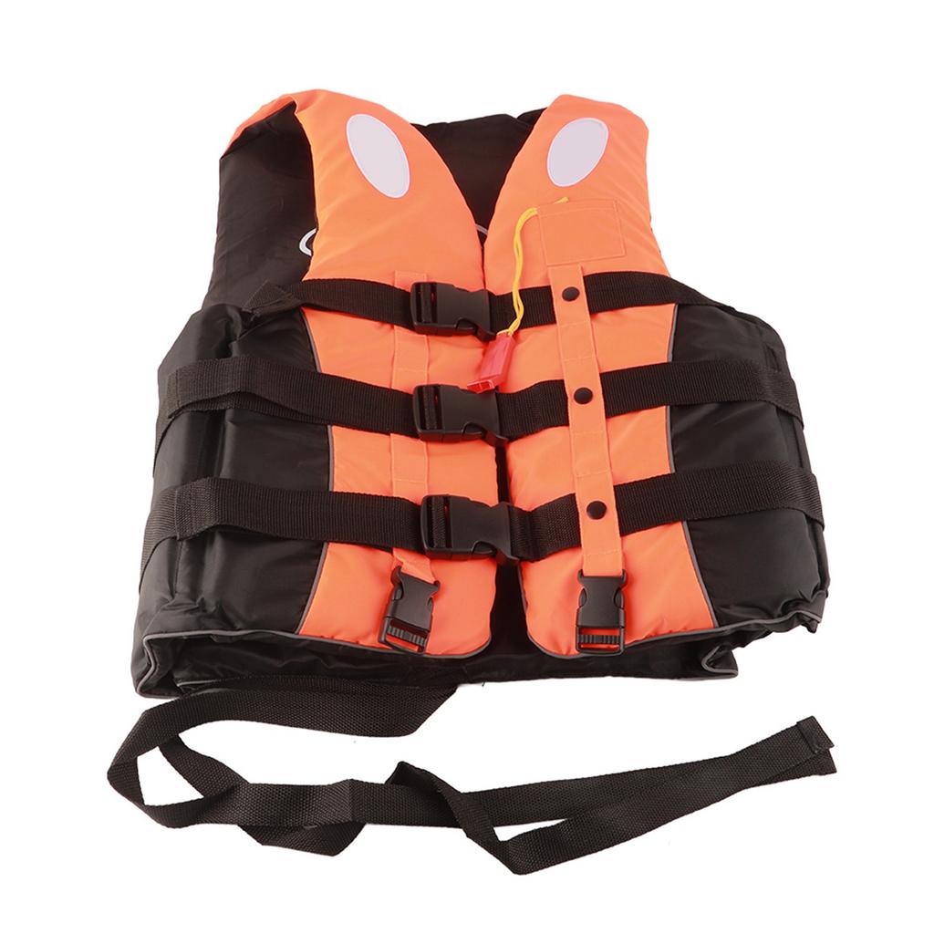 Полиэстеровый спасательный жилет для взрослых, универсальный жилет для плавания, дрифтинга и катания на лыжах(Оранжевый XL)
