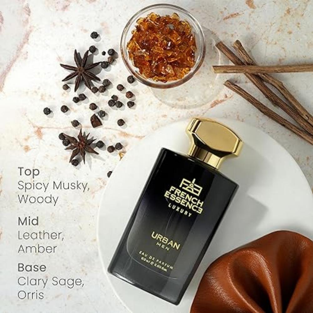 French Essence Luxury Noir парфюм для мужчин, 60 мл | Пачули, Лаванда Стойкий парфюмерный аромат EDP