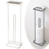 Free Standing Toilet Paper Holder with Non-Slip Reinforced Base Large Capacity