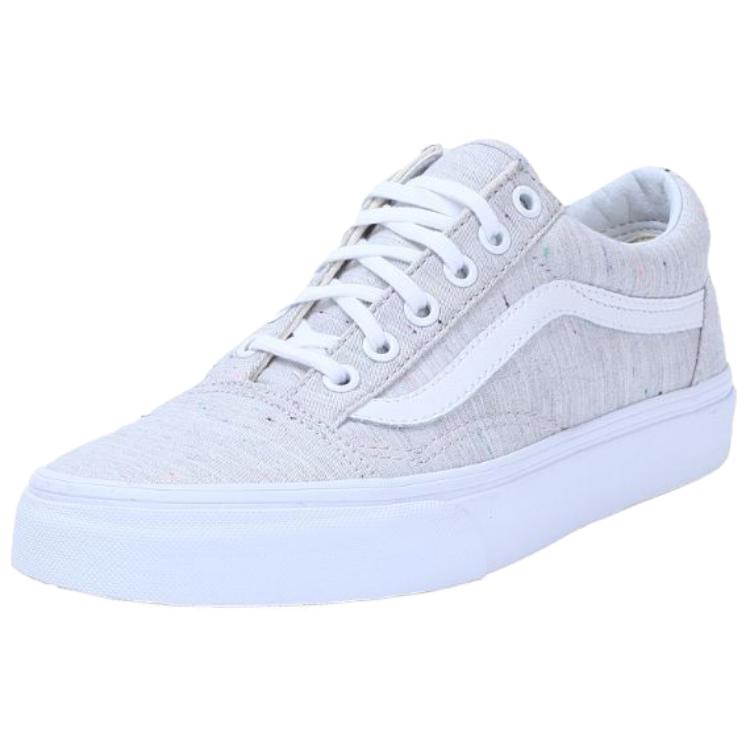 Vans Old Skool Speckle Jersey - Серые мужские кеды True-White VN0A38G1MT4