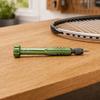 Knurled Grip String Tube Puller Stainless Steel Tip Badminton Racket Accessory  String Tube Repair