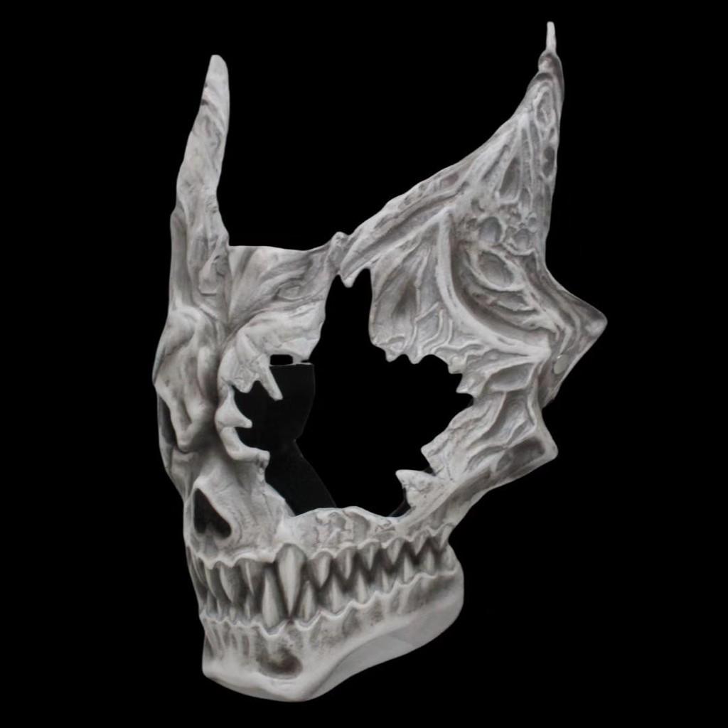 Kaiju No Eight Resin Mask With Battle Damage For Christmas And Halloween Decor