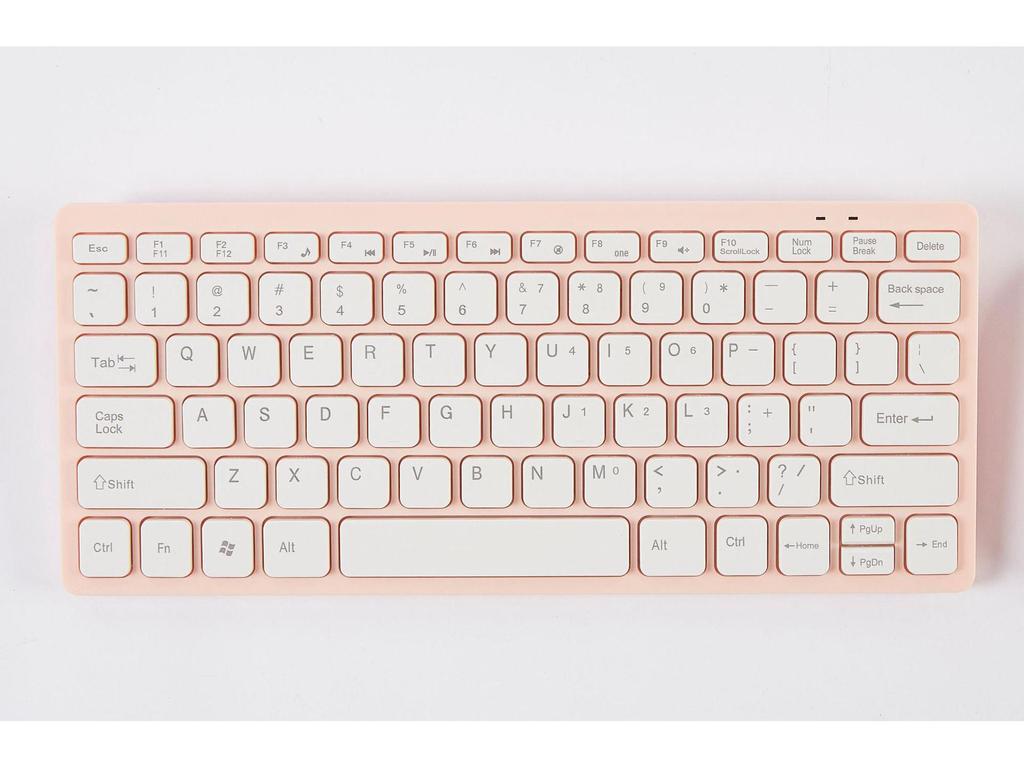 Беспроводная мини-клавиатура и мышь 2.4G Chocolate - 78 бесшумных клавиш для настольного компьютера и ноутбука