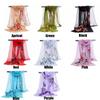 Soft Wrap Lady Shawl Silk Scarf Women's Butterfly Flower Print Long Chiffon Scarf