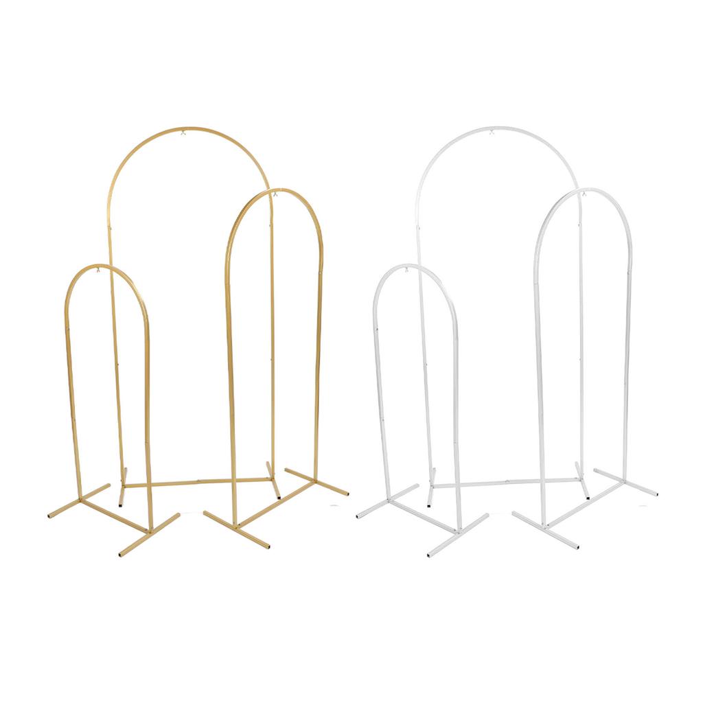 Комплект из 3 предметов, подставка для свадебной арки, 4 фута, 5 футов, 6 футов, металлическая подставка для арочного фона с воздушными шарами для улицы