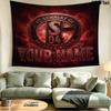 Custom Name Schalke 04 Printed Tapestry – Wall Hanging for Bedrooms, Dorms, and Home Decor