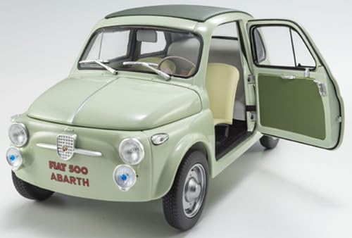 Kyosho Оригинальный Fiat Nuova 500 Elaborazione Abarth Record в масштабе 1/18 (Зеленый Прозрачный) Готовый продукт KS08966ALG