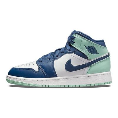 Детские кроссовки Air 1 Mid GS Blue Mint Mystic-Navy White Mint-Foam 554725-413