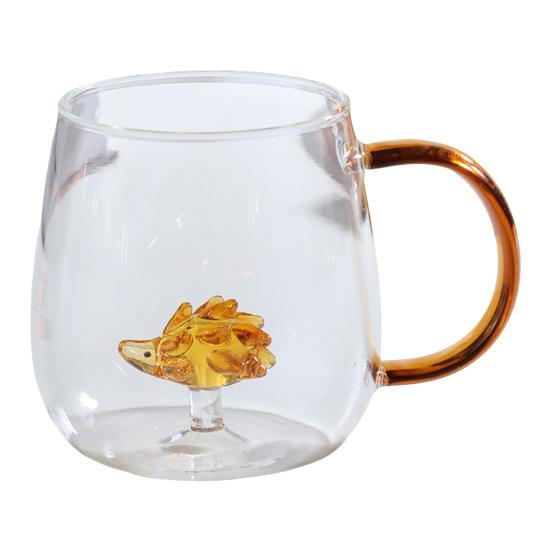 Handmade Glass Cup Animal Plant Shape Transparent Water Cup Cute Coffee Milk Drink Cup