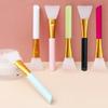 Силиконовая кисть для маски для лица, двусторонняя beauty-инструмент с мягкой силиконовой лопаткой и щетинками для равномерного нанесения и легкой очистки