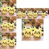 Adorable Pikachu Plush Keychain Soft Short Plush Toy Cute Bag Pendant