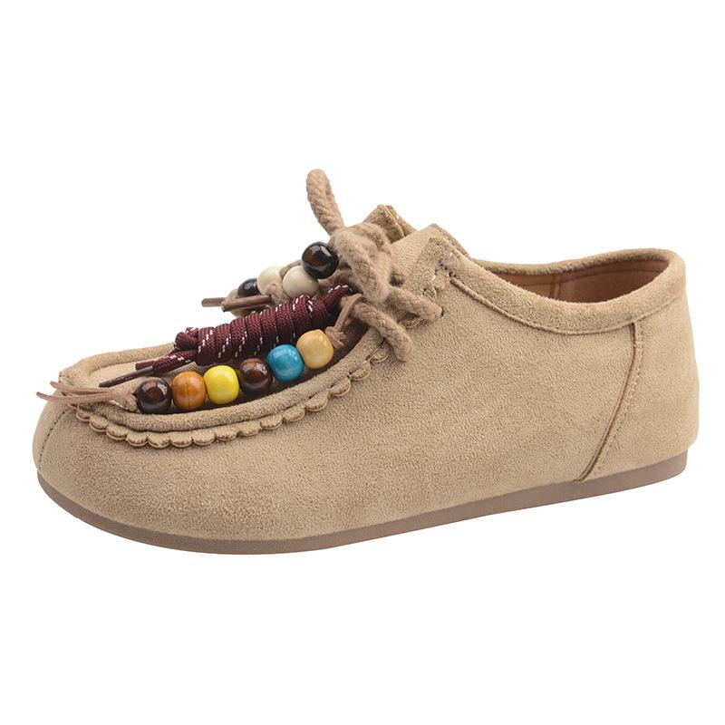 Ретро женские кеды на плоской подошве с бисером, новые, удобные и легкие, ленивые, на одном ходу, повседневные туфли-кенгуру