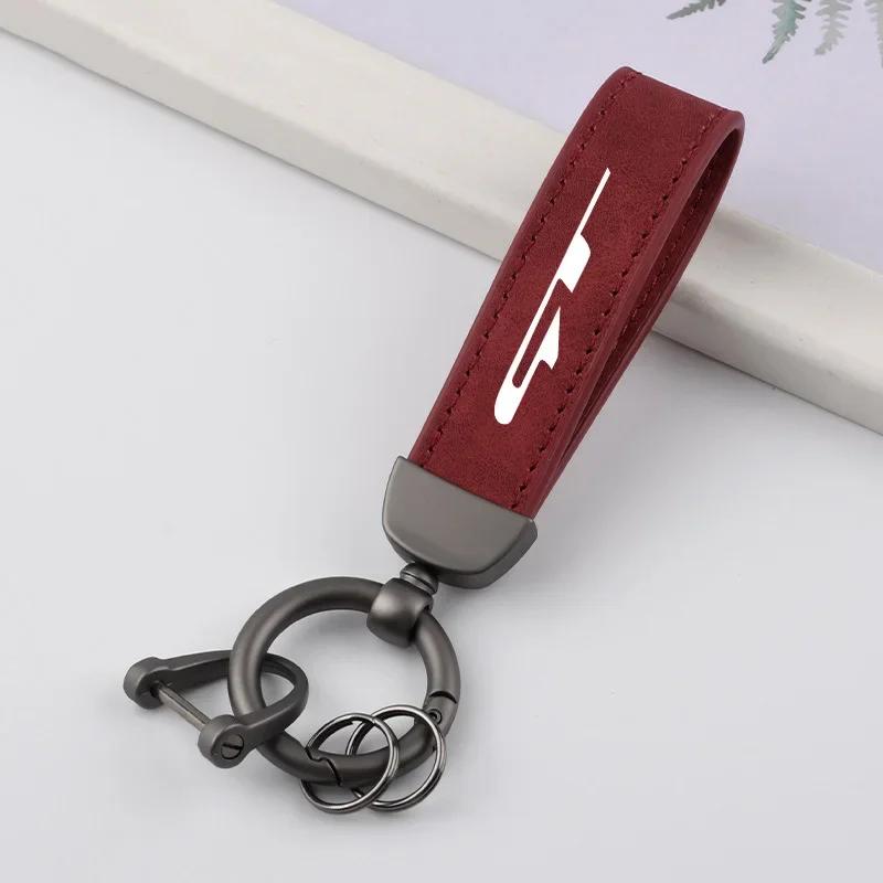 LRVA9 High Quality Suede Leather Car Keychain Key Rings for Kia GT LINE gtline ELANTRA Sportage Stinger KX5 K3 K4 K5 CeedS oul Sorento