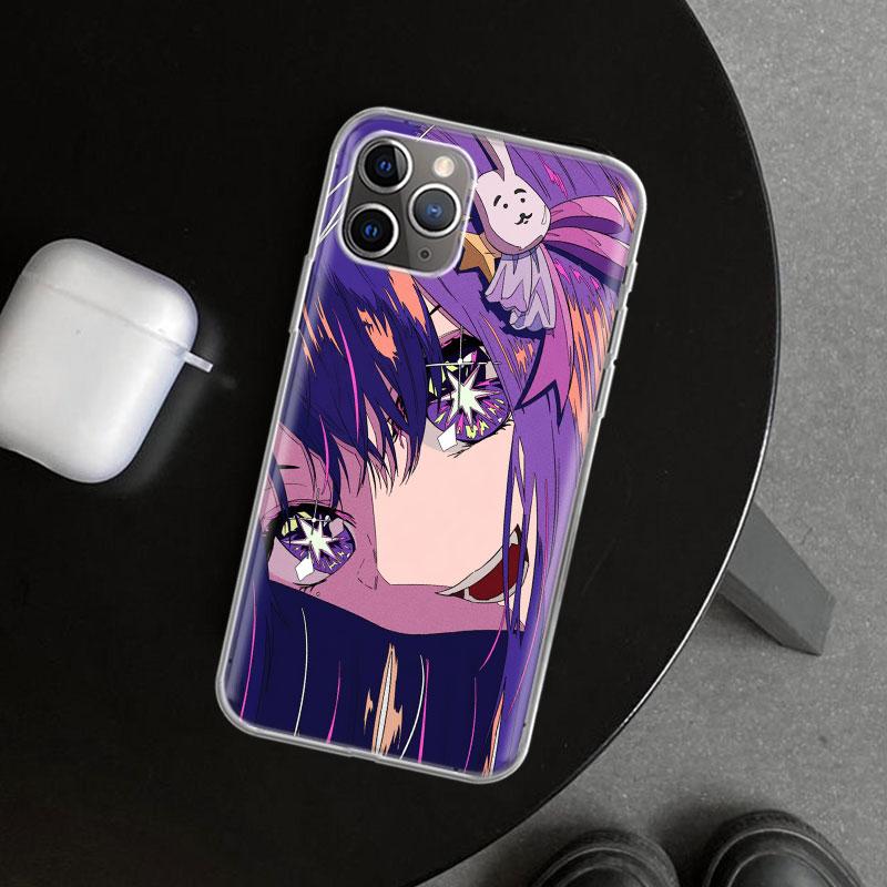 Япония Аниме Oshi No Ko Чехол для телефона для iPhone 11 12 13 Mini 14 15 Plus 16 Pro Max 17 Air 7 8 + SE Арт Индивидуальный Fundas 11