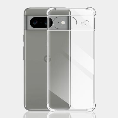 Прозрачный противоударный чехол Airbag TPU для Google Pixel 8 Pro 8A, мягкий силиконовый чехол для телефона Pixel 8 8a, прозрачный чехол, Fundas