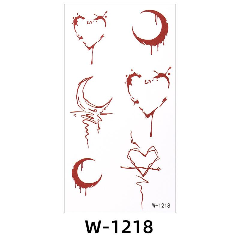 Cartoon Tattoo Sticker Waterproof Small Fresh Children Cute Tattoo Sticker Temporary Tattoo