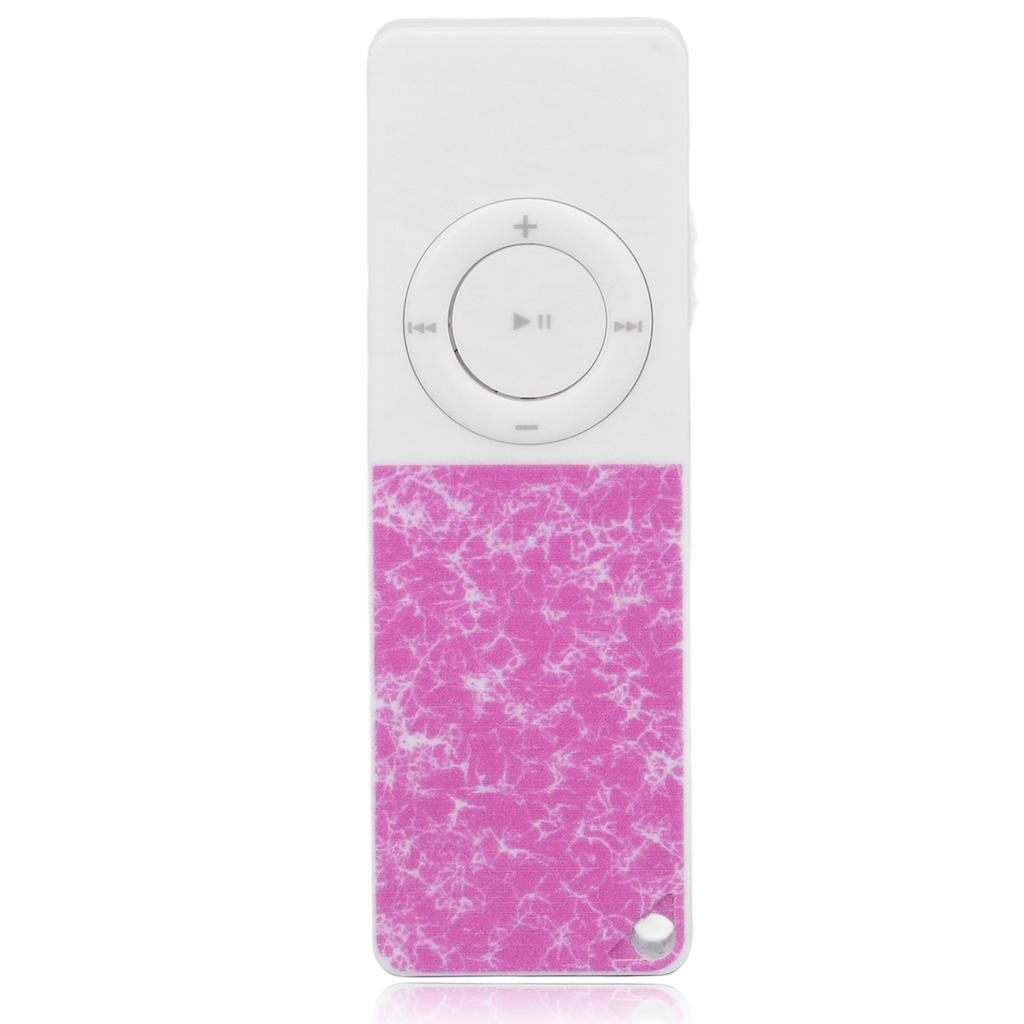 MP3-плеер Тонкий классический многофункциональный HiFi Lossless Sound Music Player поддерживает до 64 ГБ Fuchsia