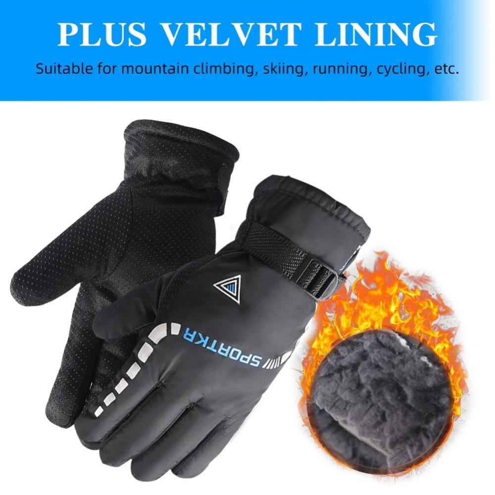 Soft Waterproof Thermal Camping Gloves Outdoor Gloves Warm Skin-friendly
