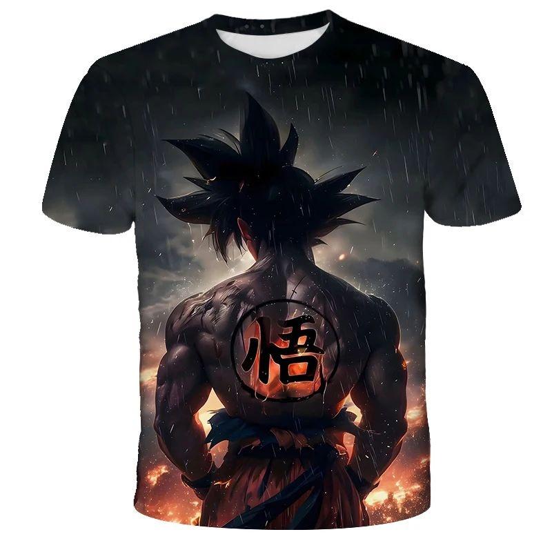 2026 Anime Dragon Ball Son Goku 3D Print Kids T Shirt Summer Fashion Casual T-shirt Boy Girl Unisex Children's Clothing T shirt
