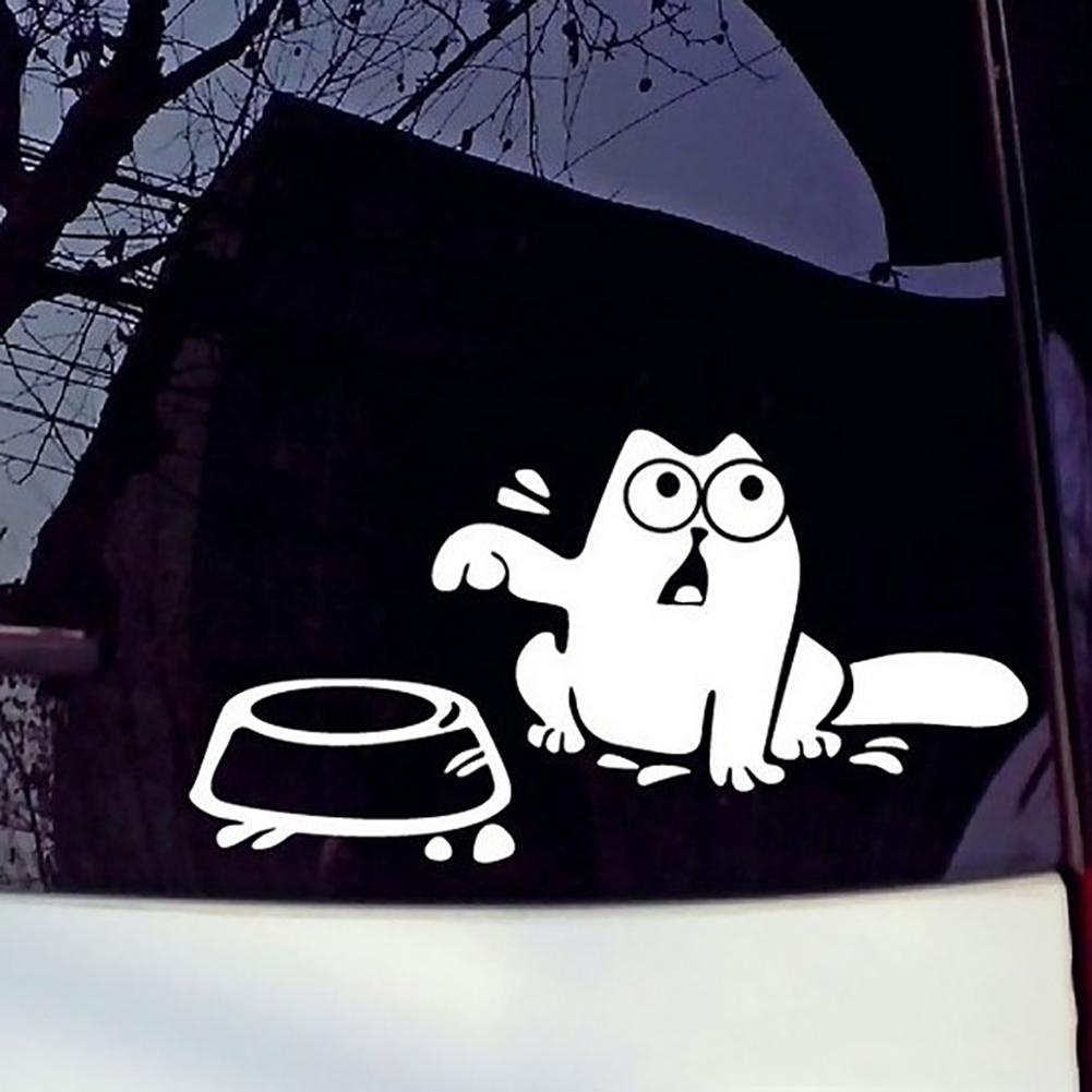 Стильные милые наклейки с изображением кота Саймона, кузова автомобиля, окна, светоотражающие наклейки, украшения, авто наклейки