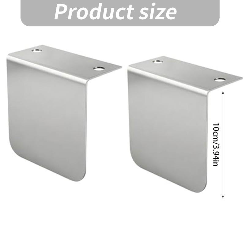 Fleet Permit Sticker Bracket Holder 2 Pack, Metal Truck Display Mount with Two Hole Installation Design for Commercial Vehicle Placard Use