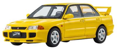 Kyosho Оригинальный Mitsubishi Lancer Evolution III Желтый Готовый продукт 1/43