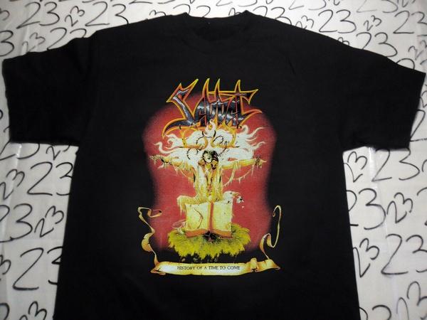 Футболка с обложкой альбома Sabbat Band History Of A Time To Come 1988 года
